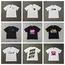 Simple lettering T-shirt-1359